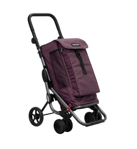 עגלת קניות פרימיום שחורה GO UP premium merlot