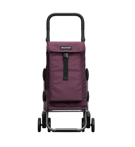  עגלת קניות פרימיום שחורה GO UP premium merlot