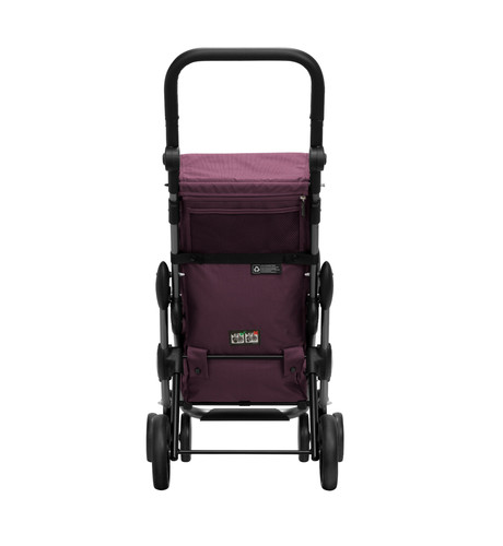  עגלת קניות פרימיום שחורה GO UP premium merlot