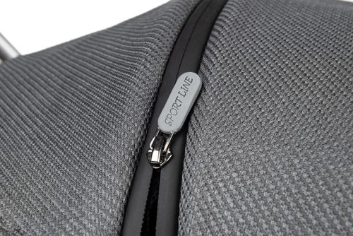 עגלת תינוק דו-כיוונית סיילו פרו 2024 Cielo PRO LUXURY עם קיפול דו-צדדי - ריפוד אפור/עור חום/שלד אפור מוברש