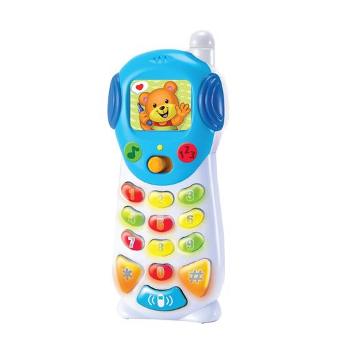 טלפון צעצוע מדבר עם אורות וצלילים