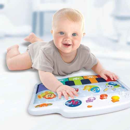 פסנתר אורות וצלילים עם 3 מצבי משחק ואפשרות תליה על מיטה / לול / עריסה