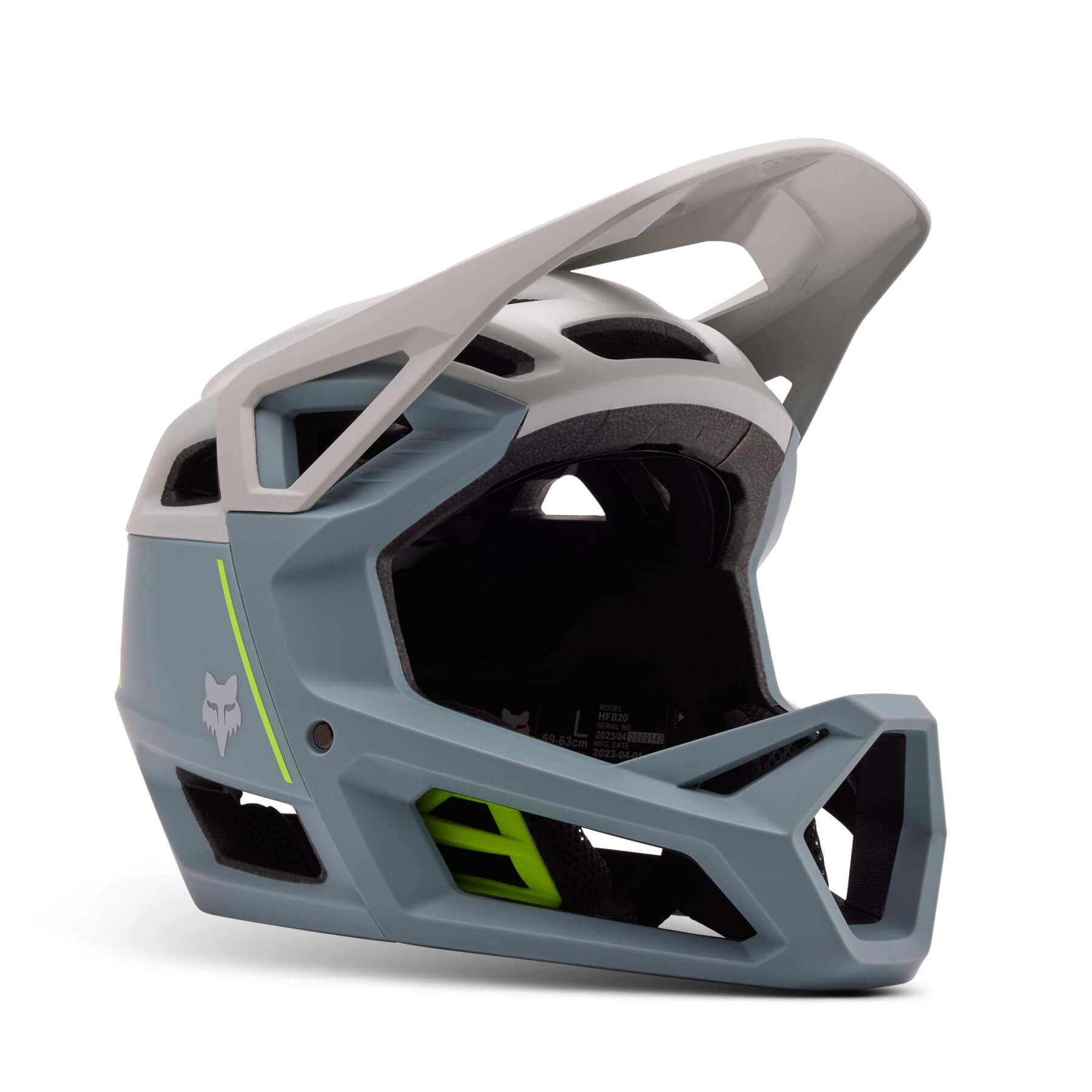 קסדת אנדורו מלאה פוקס טורקיז / לבן - FOX PROFRAME MIPS HELMET CLYZO V24 