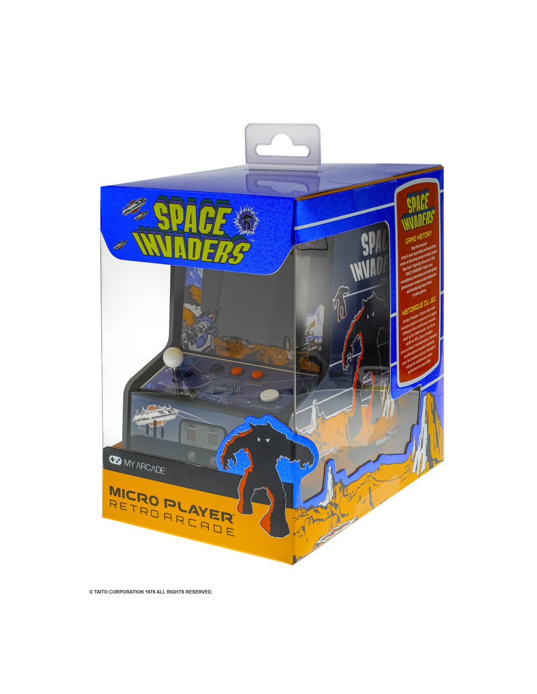 קונסולה רטרו Retro  Micro Player Space Invaders 6,75 inch