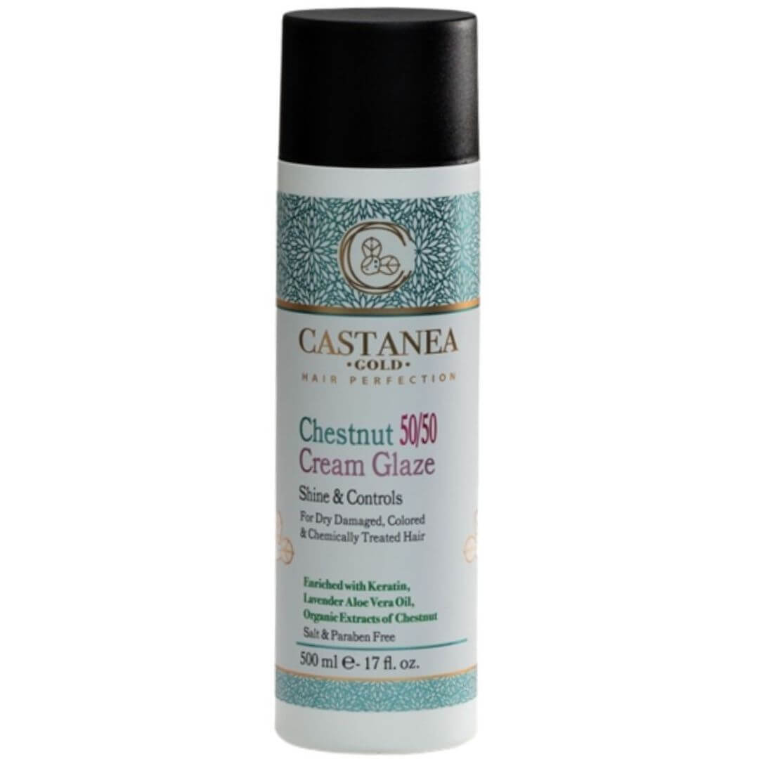 קרם גלייז לשיער CASTANEA GOLD 50\50 קסטניה 500 מ"ל