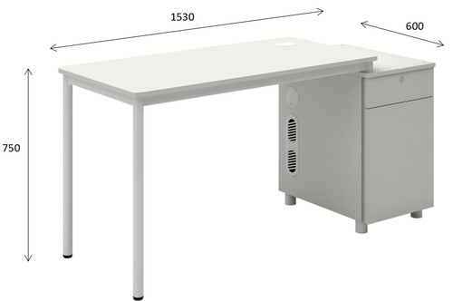 שולחן מיני ארונית תומכת Keisar 166659