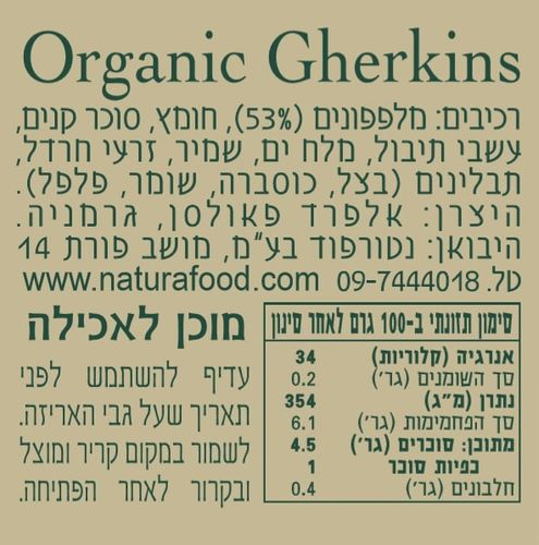 מלפפון כבוש בחומץ
