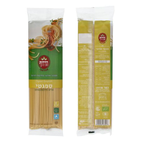 ספגטי לבן אורגני 500 גרם הרדוף Organic White Spaghetti 500gr Harduf