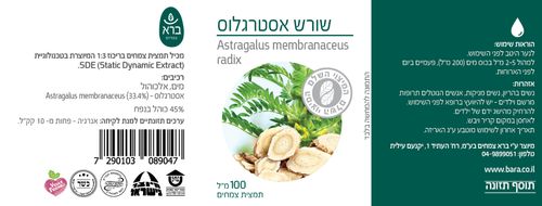 שורש אסטרגלוס | תמצית | 100 מ