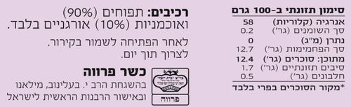 מחית תפוח אוכמניות
