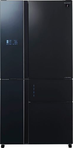 מקרר 5 דלתות שארפ דגם SJ-9731 זכוכית שחורה