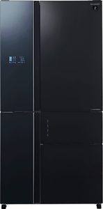 מקרר 5 דלתות שארפ דגם SJ-9731 זכוכית שחורה