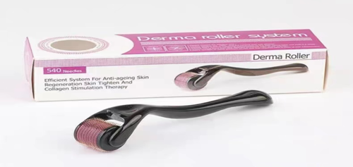 דרמה רולר מקצועי עם מחטי טיטניום 0.5 מ״מ – דגם DR-540