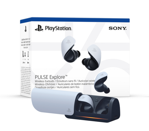 אוזניות גיימינג אלחוטיות Sony Pulse Explore TWS - צבע לבן שנה אחריות יבואן רשמי