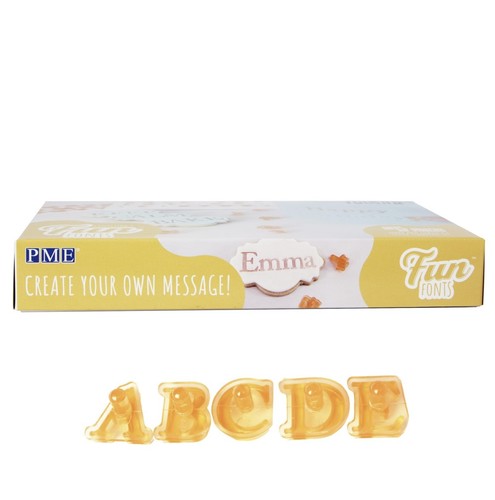 סט חותמות 52 אותיות PME FUN FONT