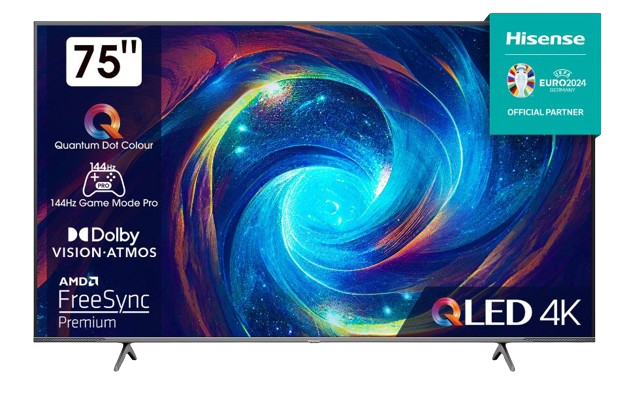טלוויזיה Hisense 75E7KQ Pro הייסנס