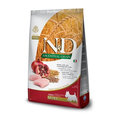 ND אנסס עוף כלב בוגר מיני 2.5 ק