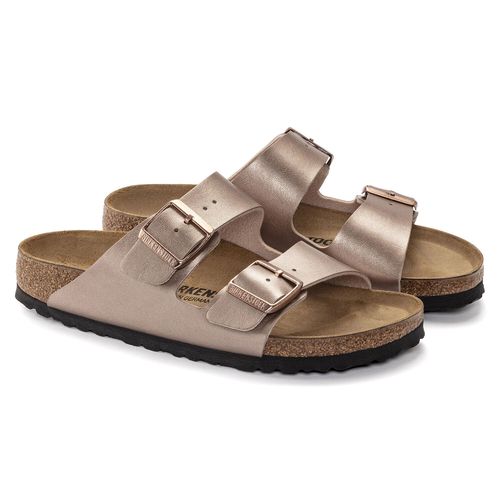 כפכפי בירקנשטוק דגם אריזונה סוליית שעם  BIRKENSTOCK ARIZONA COPPER