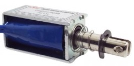 אלקטרומגנט סולונואיד משיכה 50גרם מתח 12V DC סוג Open frame type solenoid