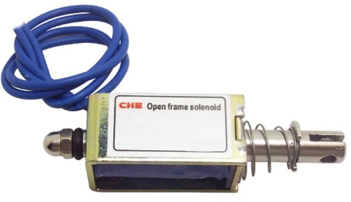 אלקטרומגנט סולנואיד דחיפה 100גרם מתח 24V DC סוג Open frame type solenoid