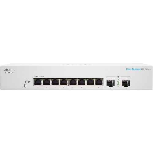 מתג סיסקו CISCO CBS220-8T-E-2G-EU 8-Port סיסקו