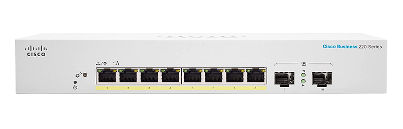 מתג סיסקו CISCO CBS220-8P-E-2G-EU 8-Port סיסקו