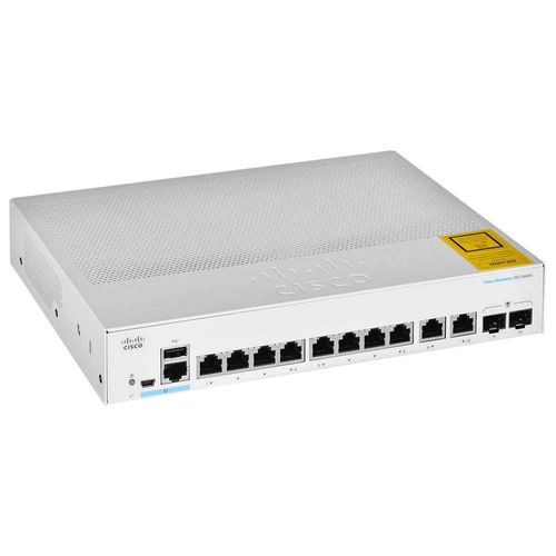 מתג סיסקו CISCO CBS350-8T-E-2G-EU 8-Port סיסקו