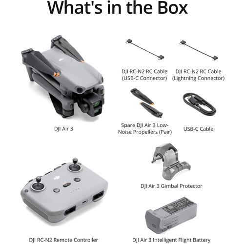 רחפן DJI Air 3 Drone with RC-N2