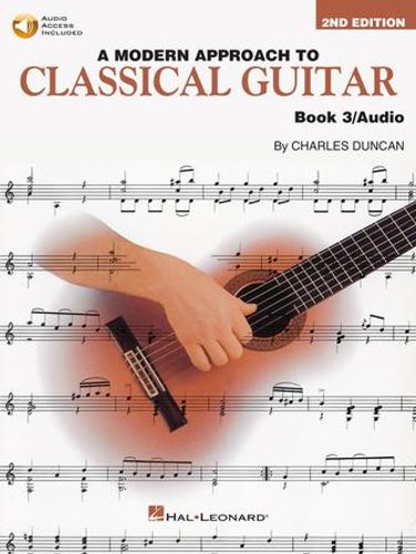ספר לגיטרה A MODERN APPROACH TO CLASSICAL GUITAR – 2ND EDITION Book 3