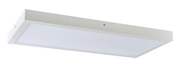 מנורה צמודת תקרה מלבנית Semicom 6000K 75W אור יום - צבע לבן