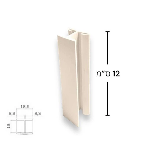 חיבור ישר / המשך לצוקל, גובה 12 ס''מ | קשמיר, נס קפה