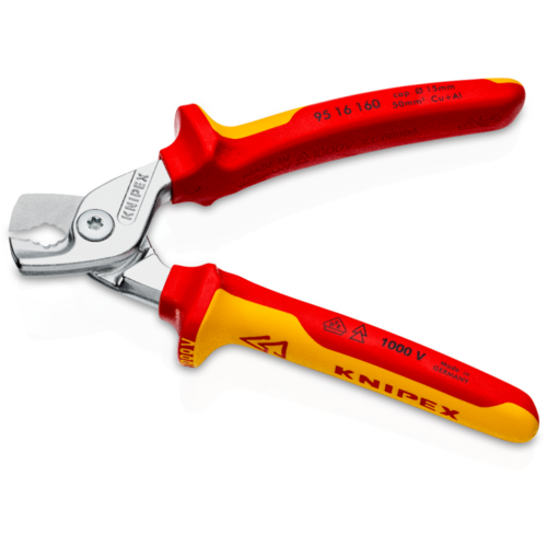 מספרי כבלים מקצועיים עד 15 מ״מ StepCut דגם 9516160 Knipex קניפקס