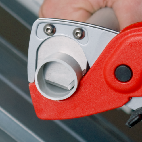 חותך צינורות פלסטיק Knipex קניפקס L=185 Ø25mm