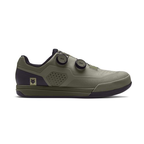נעלי רכיבה פוקס לקליטים ירוק - FOX UNION BOA CLIPLESS SHOE V24 