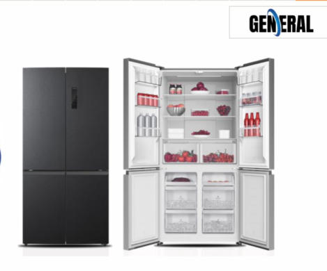 מקרר 660 ליטר נירוסטה GENERAL GE780BIX