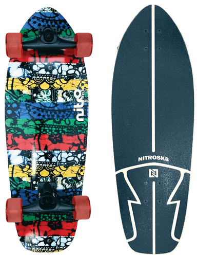 'SURFSKATE BATIK 29' X 10