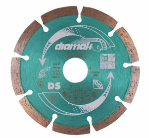 דיסק יהלום למשחזת "4.5 לחיתוך אבן ובטון - MAKITA D-61123
