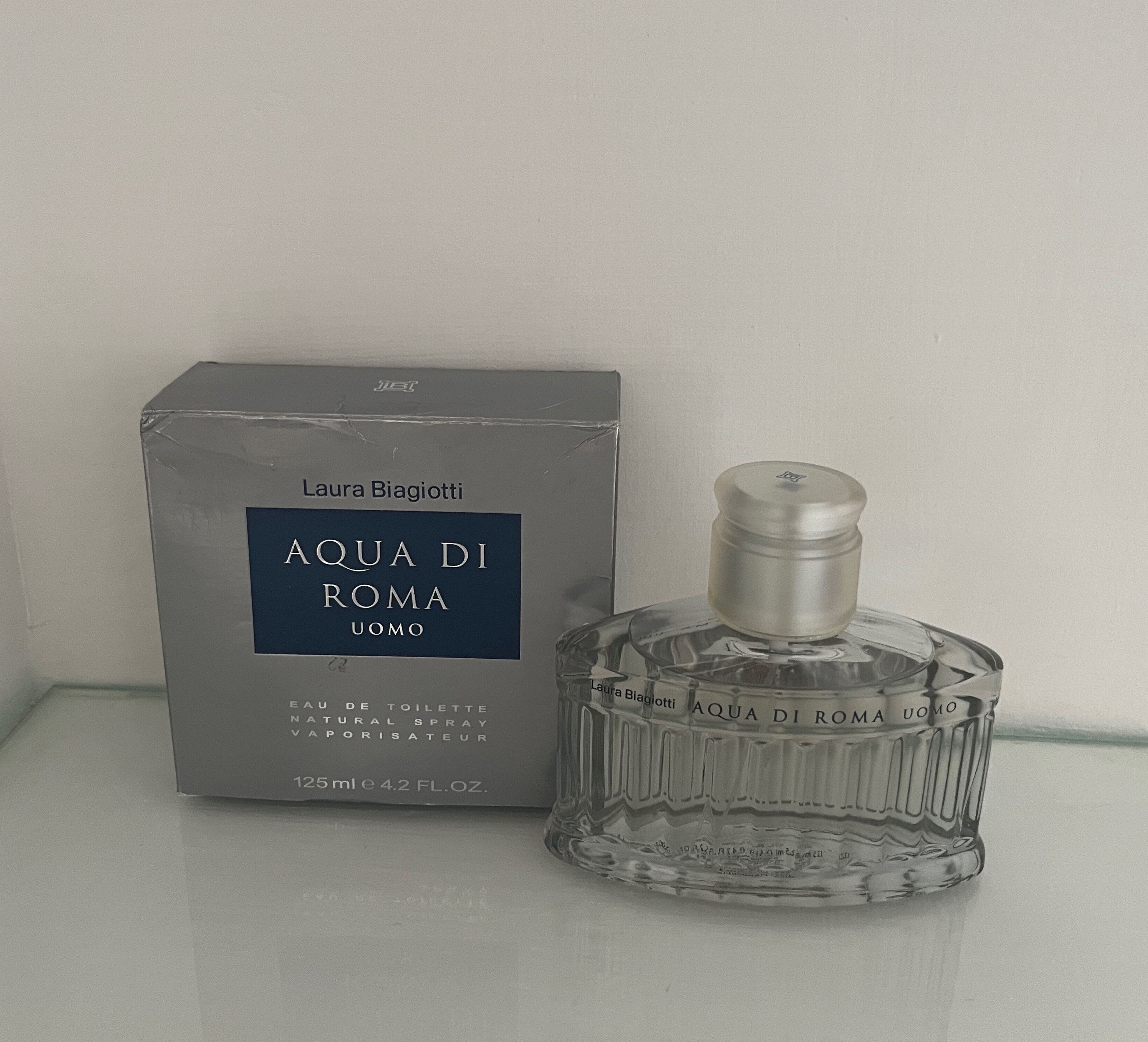 בושם לגבר ללא צלופן Laura Biagiotti Aqua Di Roma E.D.T 125ml