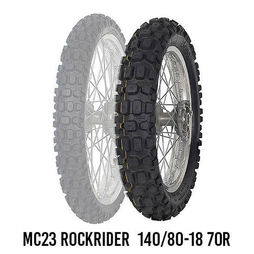 צמיג אדוונצ׳ר מיטאס אחורי 140/80-18 70R MC23 ROCKRIDER