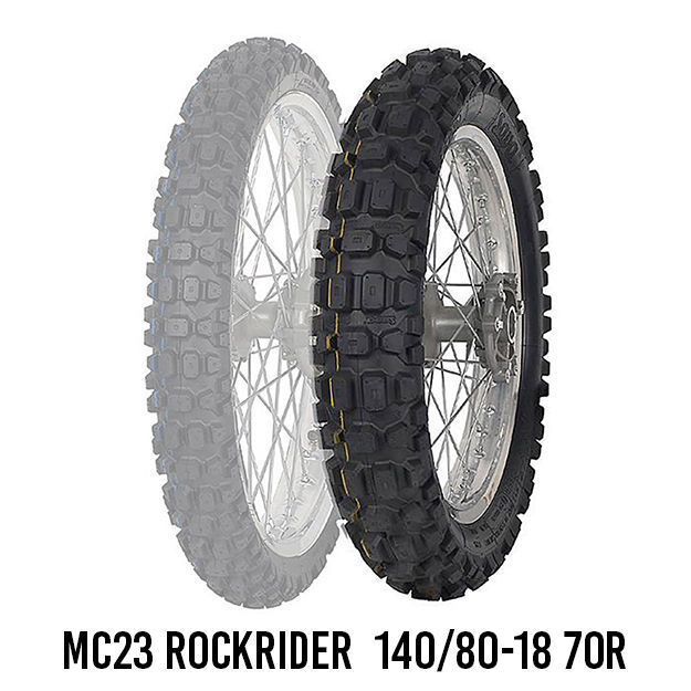 צמיג אדוונצ׳ר מיטאס אחורי 140/80-18 70R MC23 ROCKRIDER