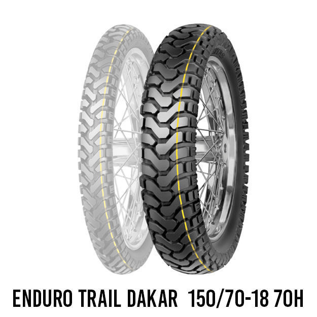 צמיג אדוונצ׳ר אחורי מיטאס MITAS ENDURO TRAIL DAKAR 150/70-18 70H
