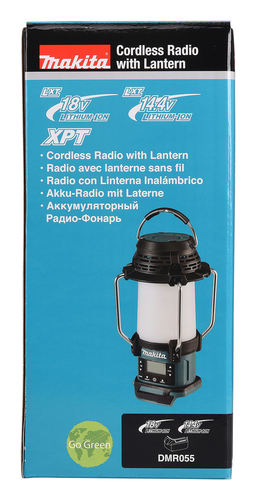 רדיו פנס עששית נטען - MAKITA DMR055 18V