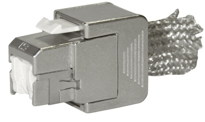 נקבה לפנל CAT6A-3M מסוכך