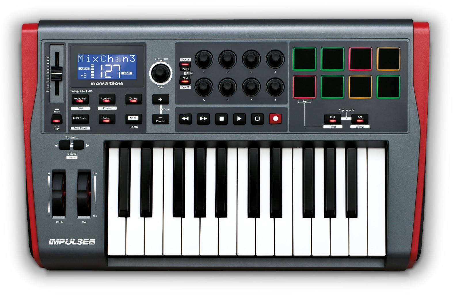 מקלדת שליטה Novation Impulse 25
