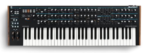 Novation Summit synthesizer top 