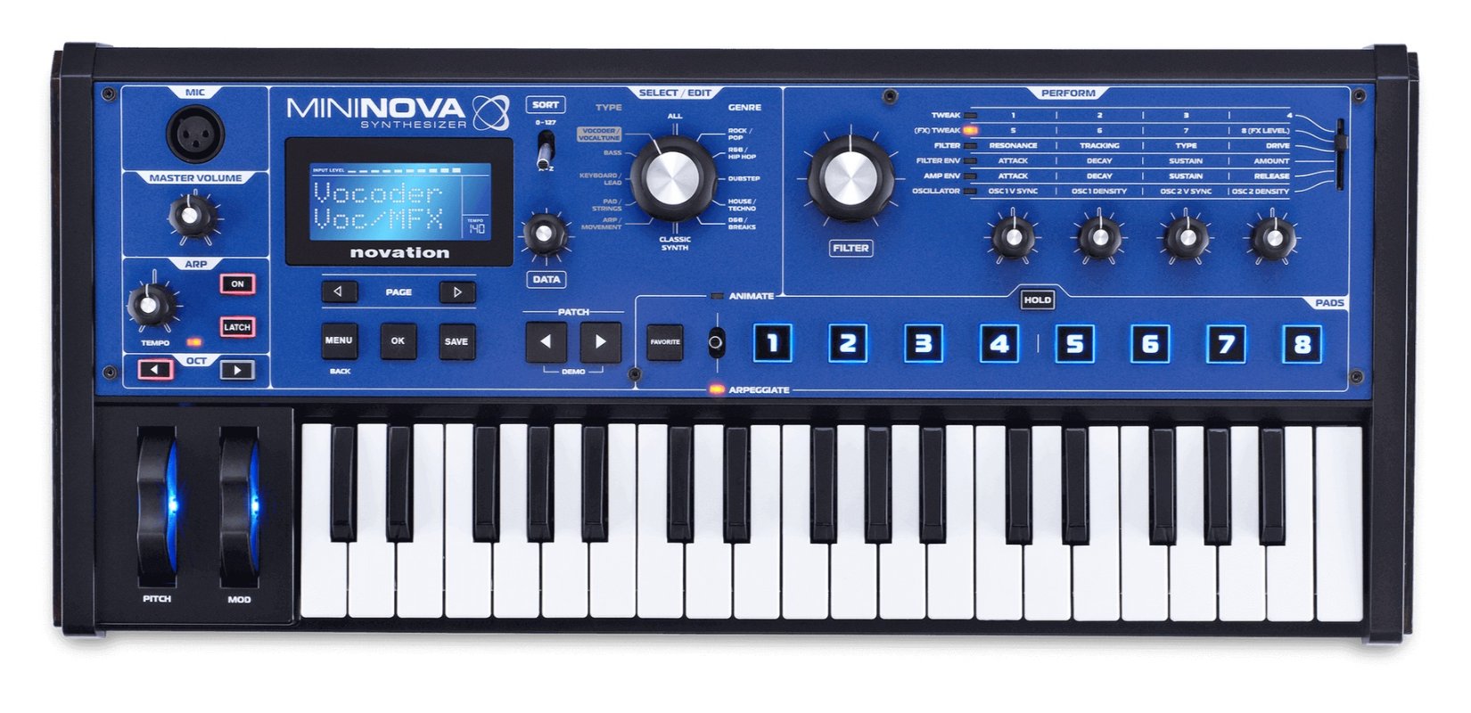 סינתיסייזר Novation MiniNova