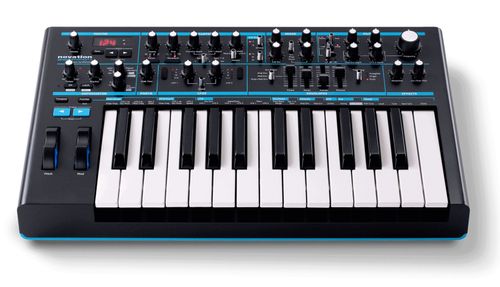 novation bass station II synthesizer top tilt