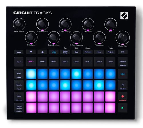 זוית נוספת novation circuit tracks top 