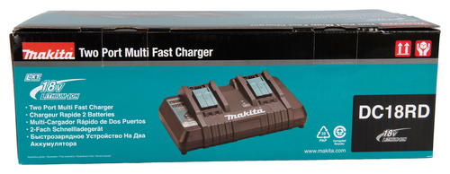 מטען מהיר כפול חכם - MAKITA DC18RD 18V