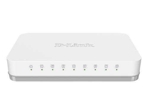 מתג D-Link DGS-1008A 8 Ports Gigabit 10/100/1000Mbps Switch